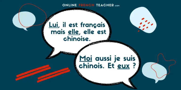 French stressed pronouns