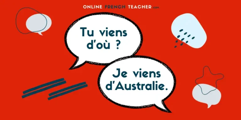 Dire d'où je viens