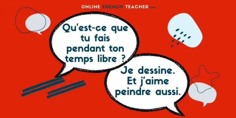 Talking about hobbies in French