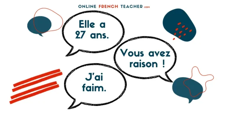 The verb to have in French