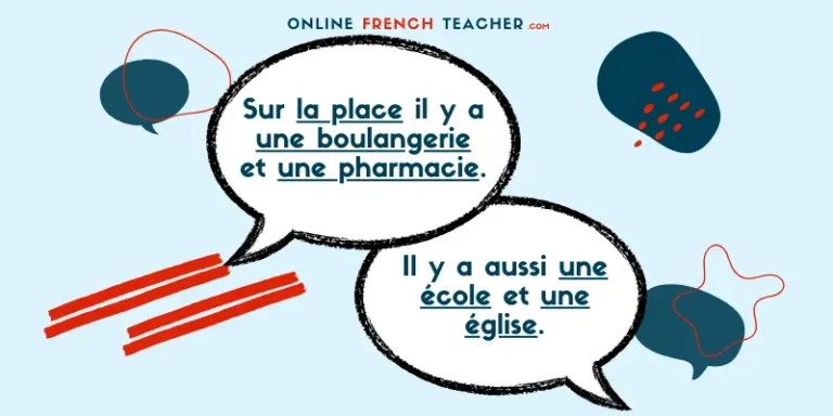 Places in town in French