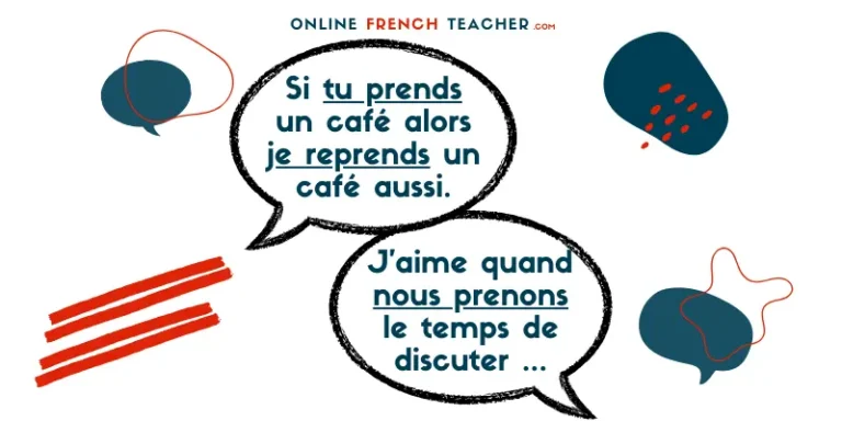 The verb prendre in French