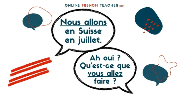 The verb to go in French