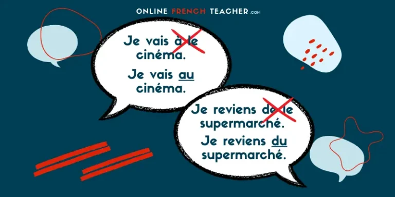 contracted articles in French