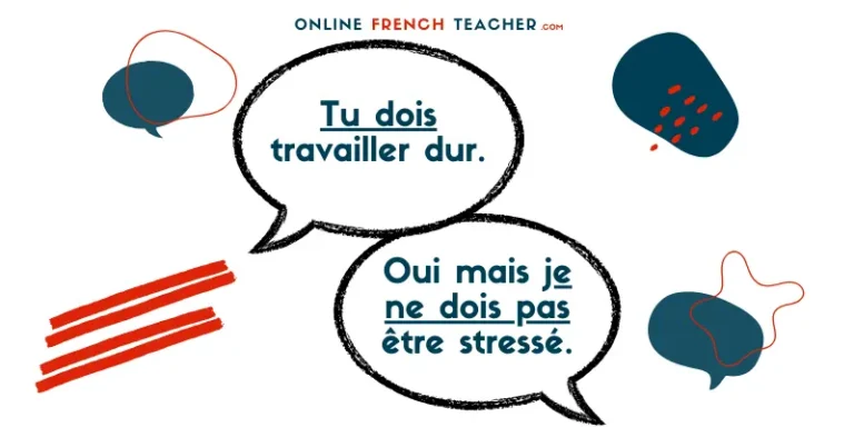 the verb devoir in French