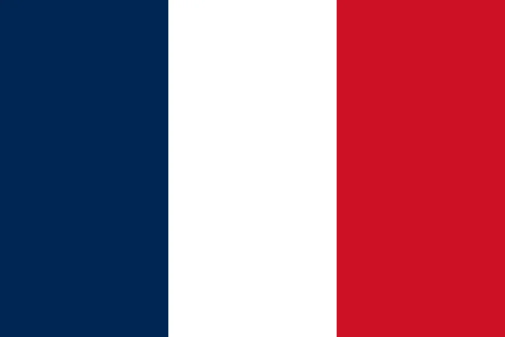 Le drapeau français - The French flag is one of the main French symbols