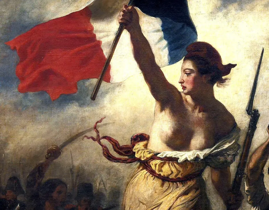 Marianne, symbol of the French Republic, is one of the main French symbols