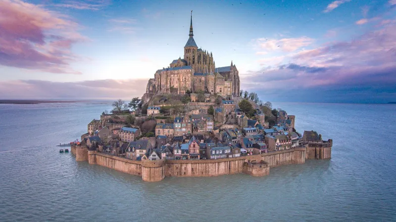 Le Mont Saint Michel is one of the main French symbols