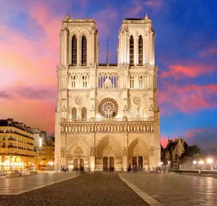 Notre-Dame-de-Paris is one of the main French symbols