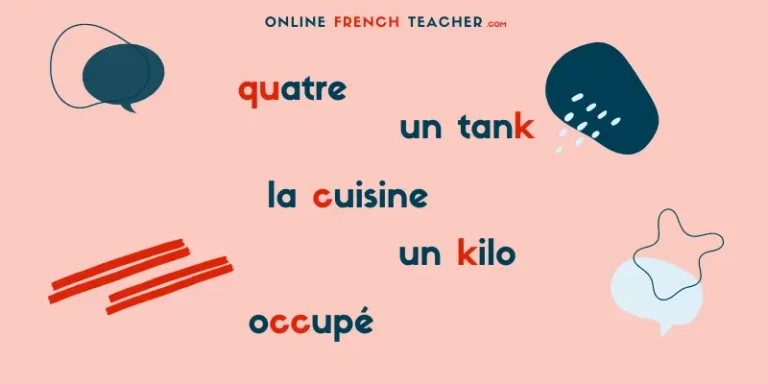 The [k] sound in French
