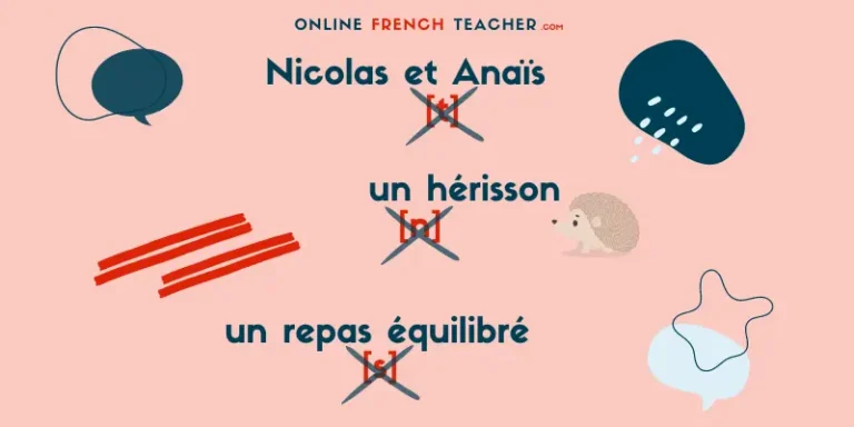 Forbidden liaisons in French