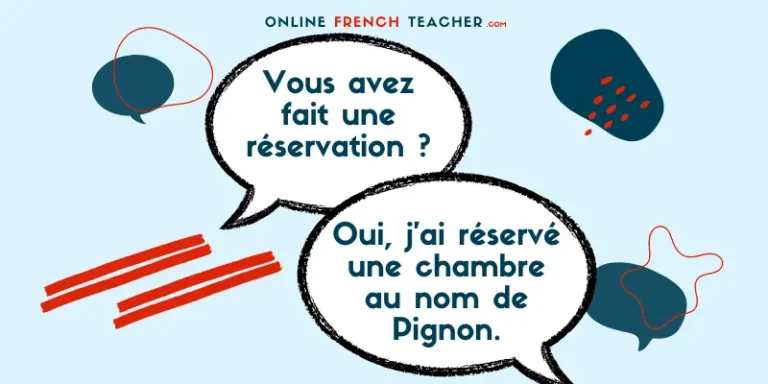 Hotel vocabulary in French