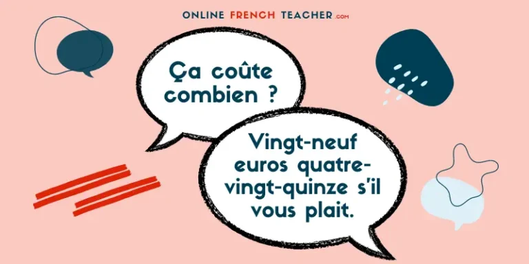 Pronouncing prices in French